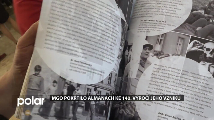 Mendelovo gymnázium v Opavě pokřtilo nový almanach, který vznikl ke 140. výročí jeho vzniku
